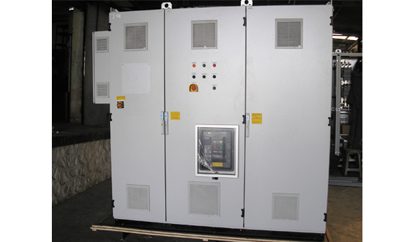 PLC + Power + Capaciator Panel